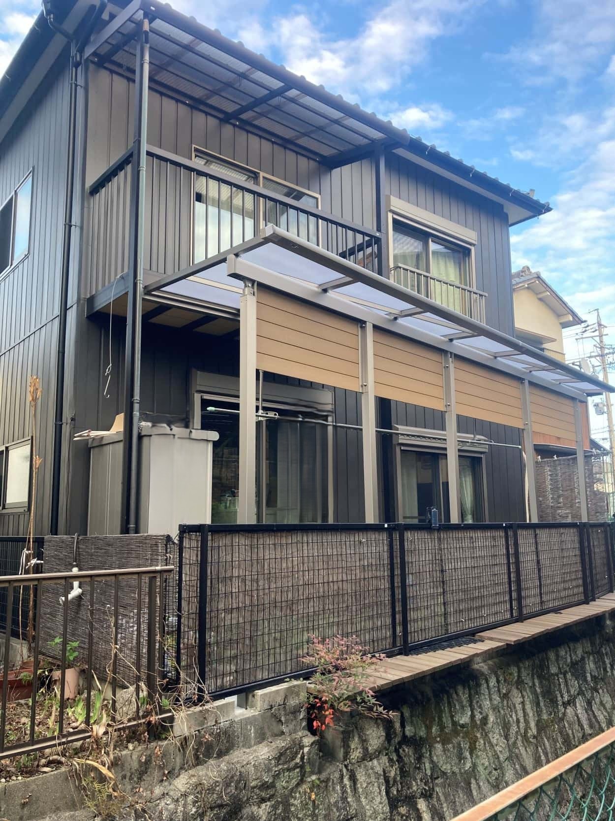 テラス設置工事